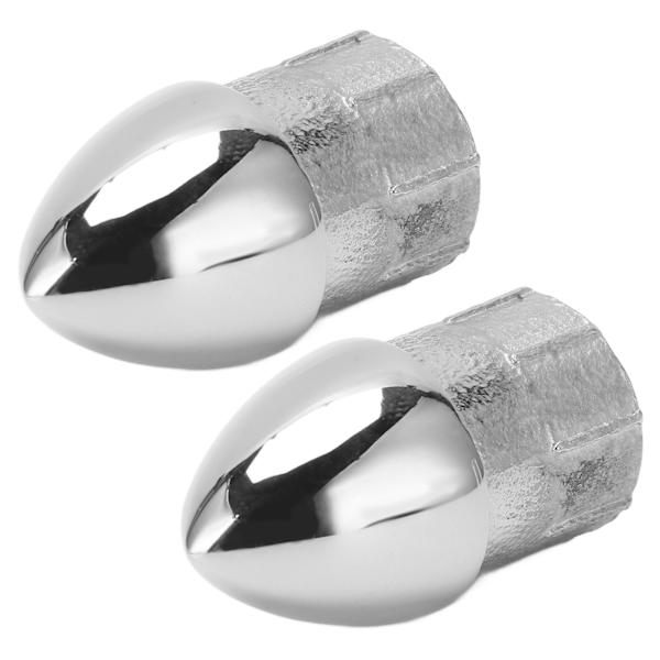 2 stk Båt Rustfritt Stål Rørhodeplugg Yacht Rør Rund Hodeplugg for 22mm/0.87in Rør