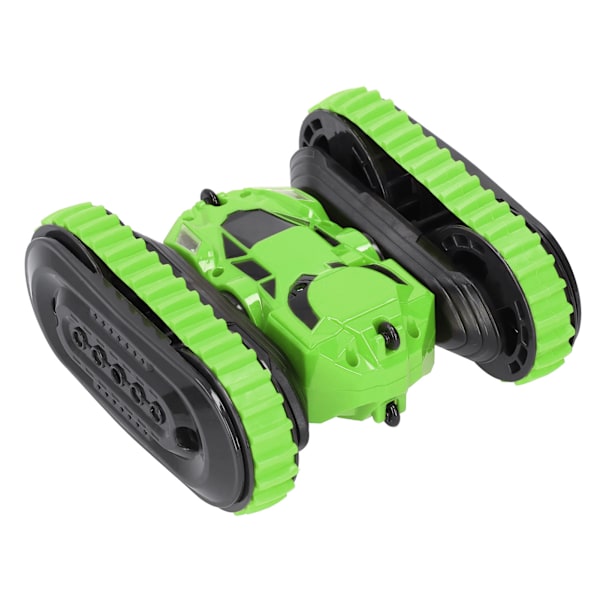 2 in1 Kaksipuolinen kaukosäädinauto, nopea 360 astetta pyörivä RC Stunt CarGreen