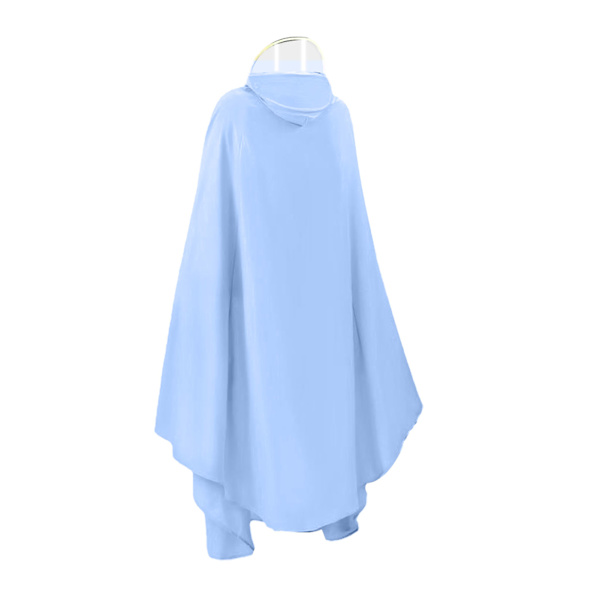 Elektrisk Batteri Cykel Regnfrakke Cykel Regnponcho Lang Hel Krop Genanvendelig Regnponcho 3XL Cykel Type Blå