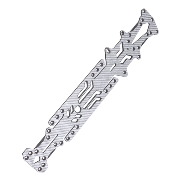 RC Carbon Fiber Chassis Opgradering Del 2,5 mm RC Car Chassis Plade til YOKOMO YD2 Z 1/10 Drift Car Silver SSG