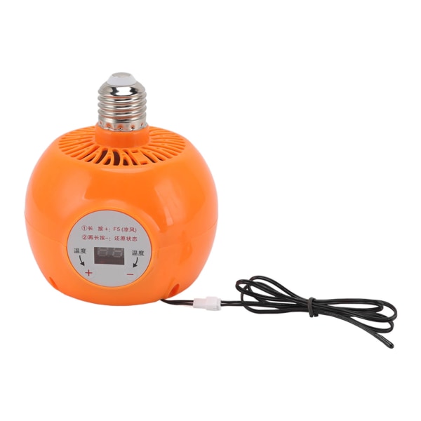 E27 Varmelampe Automatisk Konstant Temperatur Justerbar Fjærkre Varmelampe for Kaniner Kyllinger Ender 150W 220V