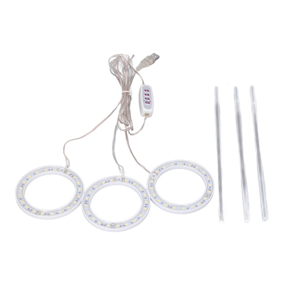 LED växtväxtlampor Full Spectrum USB Växande Ljus Timing 5 Nivåer Dimning för inomhusväxtväxt Rosa Lila Ljus