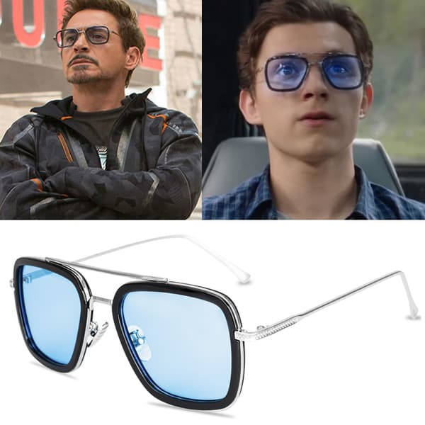 Tony Stark Lasit Miehet Naiset Aurinkolasit Iron Man Lasit Steampunk Aurinkolasit Miesten Lasit TN2