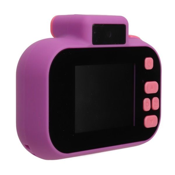 Barnekamera HD 40 MP Dual Camera 2,0 tommers IPS-skjerm 600mAh Night Vision USB Oppladbart digitalt videokamera for barn Lilla