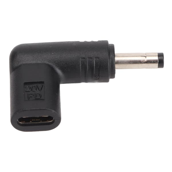Typ C hona till 4.0x1.7mm laddningsadapter Effektiv säker Stöder upp till 100W Typ C PD snabbladdningsadapter för bärbar dator