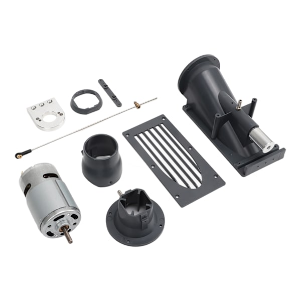 40 mm RC båtjetpumpe thruster RC båtthruster jetpumpesett med 775 børstet motor grå