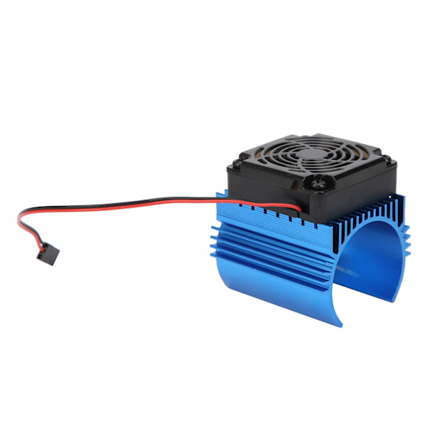 1:8 RC bilmotor Kylfläns kylare aluminiumlegering 5V kylfläkt för 4465 motor