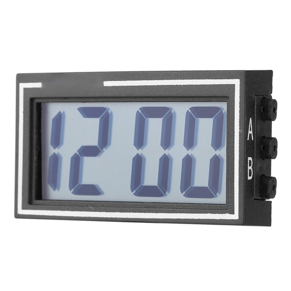 Auto Bil Dashboard Skrivbord Digital klocka Tid Datum LCD-skärm Självhäftande fäste