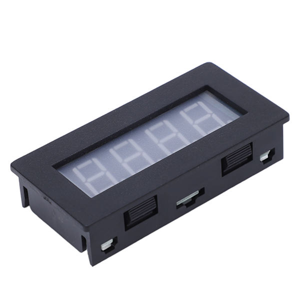 4-numeroinen LED-näytöllinen monitoiminen kierroslukumittari RPM-pyörimisnopeustesteri kaapelilla DC 8-15 V sininen taustavalo