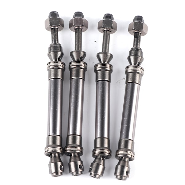 4 stk CVD fremre bakre drivaksel metall transmisjonsaksel for Traxxas Slash 4X4 1/10 RC CarTitanium