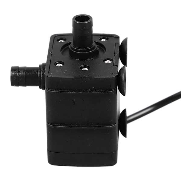 Liten Nedsänkbar Vattenpump Solcellsdriven DC-Batteridriven Cirkulerande Borstlös Minifontänpump för Akvarium