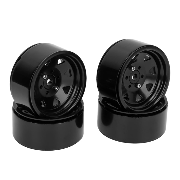 4 KPL 1.9 tuuman RC-vanteet Universaali Istuvuus Vahva Tuki 8-puolainen Vanne Sarja Axial SCX10 II SCX10 III Musta
