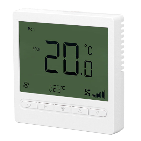 Smart fläktkonvektor termostat ABS LCD-skärm anti-interferens intelligent termostat för hem 220V