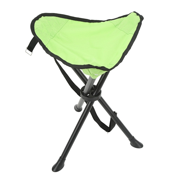 Foldbar Tripod Skammel 200KG Bæreevne Anti-Skrid Sikker Stabilitet Bærbar Foldbar Stol til Udendørs Fiskeri Camping Picnic Grøn