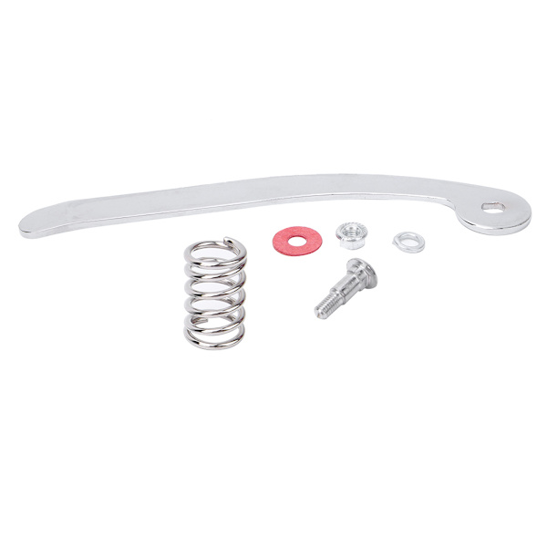 Tremolo Vibrato Bridge Bakstyckesdelar Vevhandtag Skruvpackning för Bigsby GuitarSilver