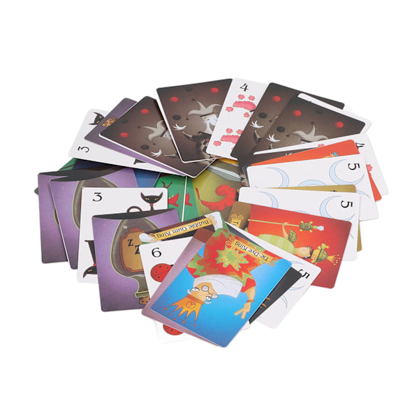 Pöytäpelin kortit, interaktiivinen päällystetty paperi, viihde, selkeä painatus, monivärinen, elävä kuvio, lautapelin kortit