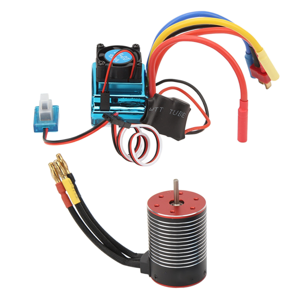 RC-harjaton moottori ESC set Professional Waterproof High Torsion 3650 Harjaton moottori 120A ESC- set RC-autolle 3600KV