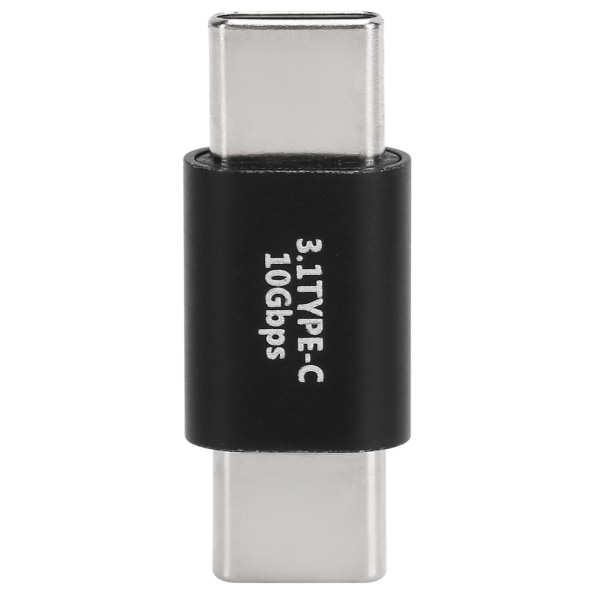 USB C Extender Adapter Type C 3.1 Han til Han Adapter Support Hurtig opladning 10 Gbps dataoverførsel