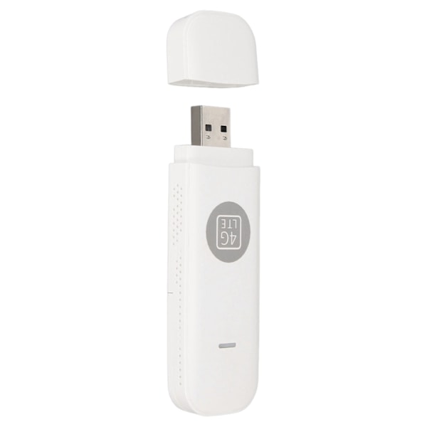 4G LTE USB WiFi -modeemi SIM-korttipaikalla, nopea, lukitsematon, kannettava 4G-reititin, matkakohde, maailmanlaajuinen, valkoinen