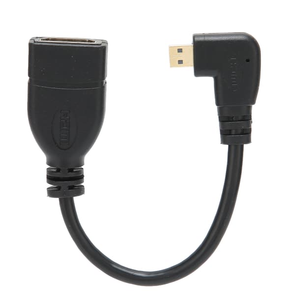 HDMI hun til han 90 graders vinkeladapterkabel
