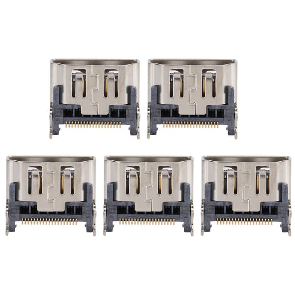 HDMI Kontrol Interface Holdbar Port Socket til PS5 5PCS