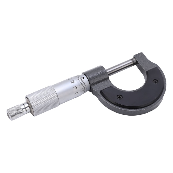 Mikrometer Stabil Legering Yta Noggrann Mätning Bärbar Mikrometer Kaliper Tjocklek Mätare 0-25/0.01mm