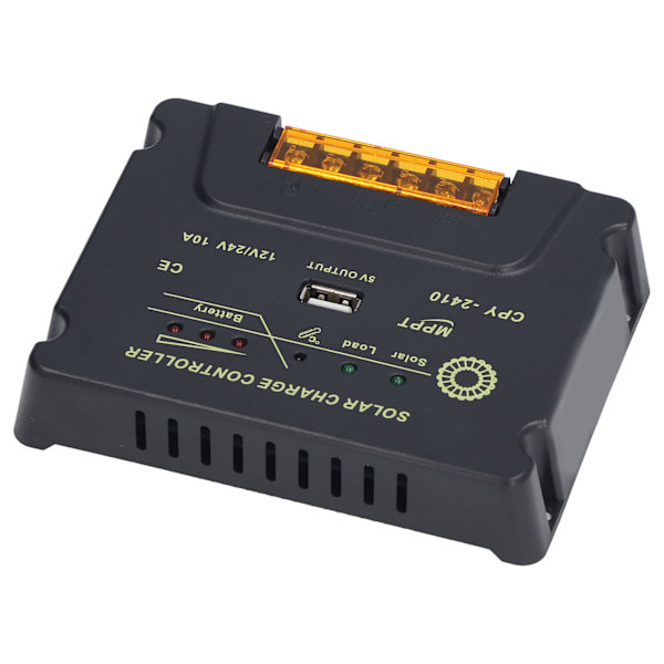 Solar Charge Controller 12V 24V Automatisk Tilpasning 10A MPPT Solar Charge Controller til Industrivand