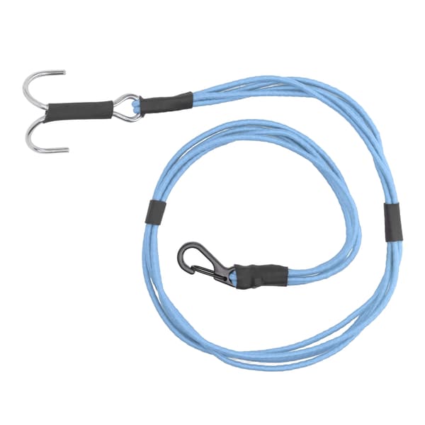 RC Crawler Kinetic Winch Strap Elastisk Rednings Træk Trailer Reb Strap med Kroge til 1/10 1/8 RC Bil Blå