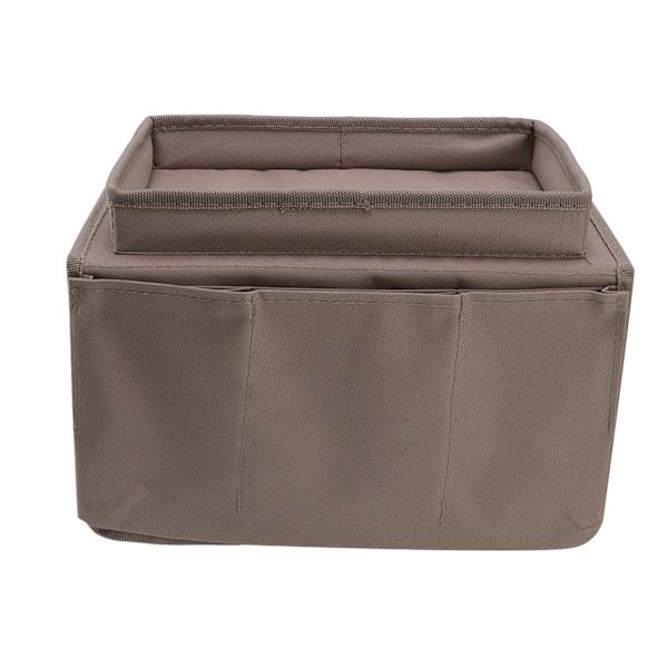 Sofa Bakke Foldbar Arm Opbevaring Holder Bord 600D Oxford Klud Sidelommer til Sofa Kaffe