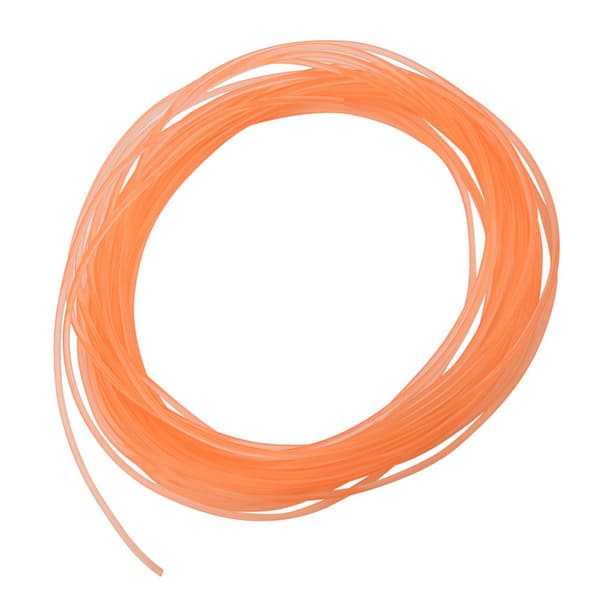 Orange PU Glat Overflade Rund Drivrem 4mm x 10m
