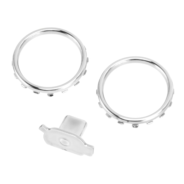 Dekorative accentringe til Xbox Elite Series 2 Controller Mat Chrome Switch-knapper Reservedele Sølv