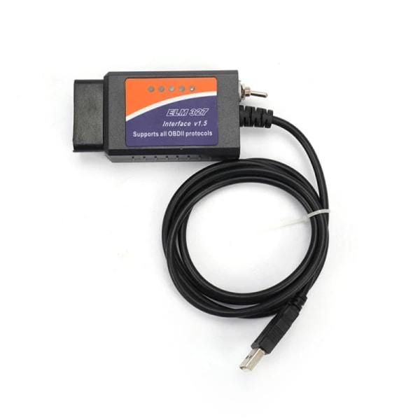 ELM327 USB V1.5 modifisert til Forscan ELMconfig CH340+25K80 brikke nr.1