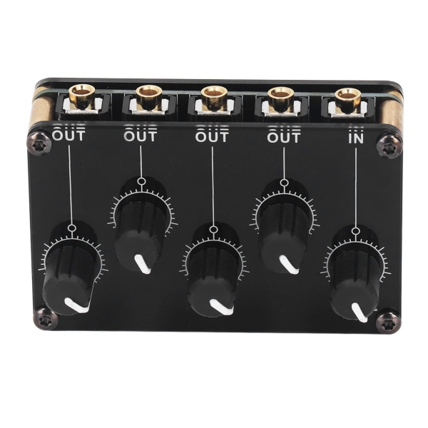 TX400 Sound Line Mixer 4-kanals Mini Stereo Portable Passive Mixer Kompakt lydkortkonsoll