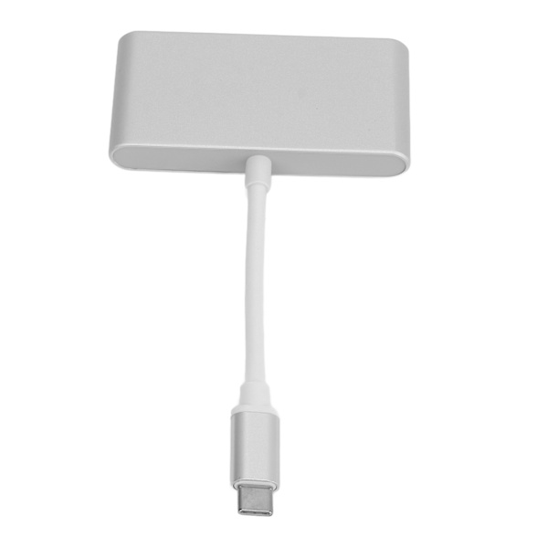 Typ C till USB Hub Aluminium 3 Portar USB 2.0 3.0 Hub för Mus Tangentbord USB Gränssnittsenhet