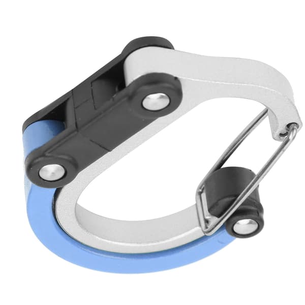 Utomhus Aluminiumlegering Karbinhake Clip och Krok Mini för Resor/Bagage/Små Väskor Blå
