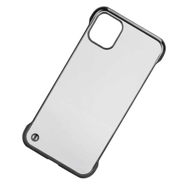 Elektropläterad Hård PC Iphone 11 Halv Ram Transparent Mobilskal