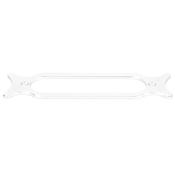 Järn Elektronisk Gitarr Single Coil Pickup Ring Instrument Tillbehör Pickup Ram (Silver)