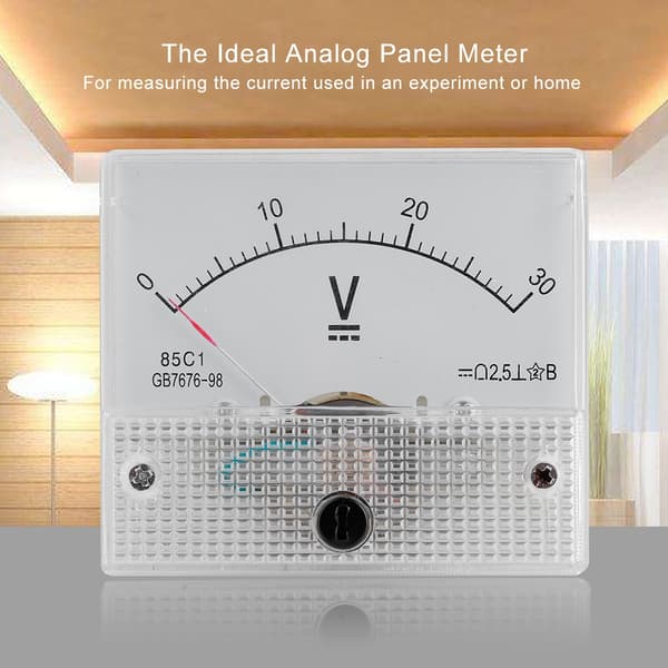 DC 0-30V DC Analog 85C1 Strøm Voltmeter Spænding 2.5 Nøjagtighed Spænding Analog Voltmeter Panel