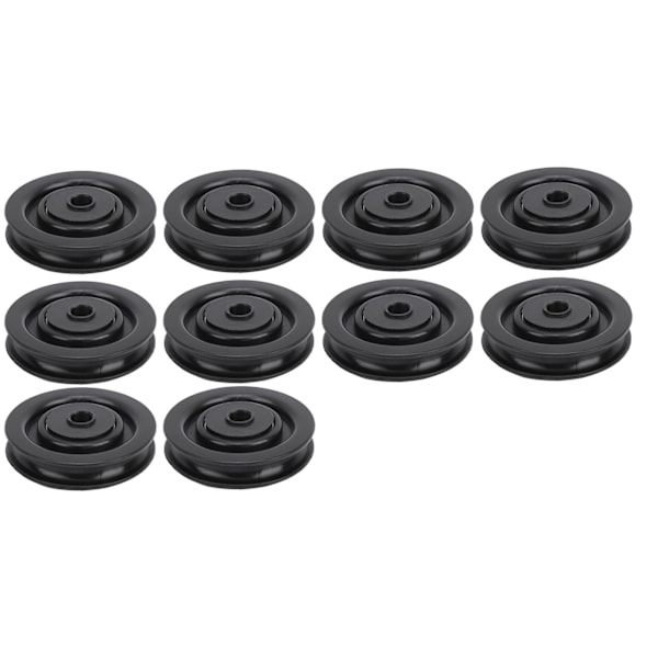 10 stk Universal remskive hjul Fitness hejseudstyr tilbehør Nylon leje kerne90mm