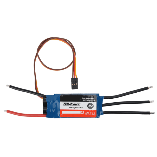 SURPASS-HOBBY 50A ESC Speed ​​Controller 2-6S 5-18NC BEC:5,5V/5A för RC Flygplan Helikopter