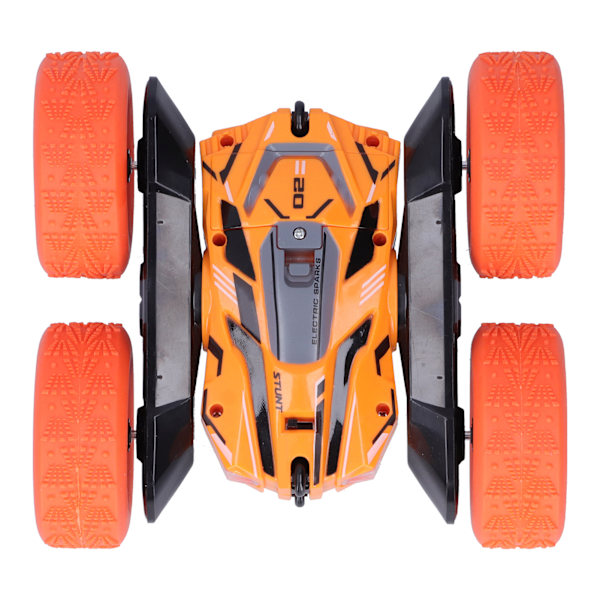 2.4G Kaksisuuntainen Kaukosäädöllä Ohjattava Drift-auto 360 Asteen Kiertävä RC Stunt-auto Leikkiä Varten Lapselle - Oranssi