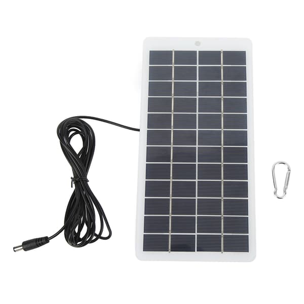 Solpanel Bærbar Høj Effektivitet Vejrbestandig Solcelleoplader med DC-interface til trafiklys 5W 12V