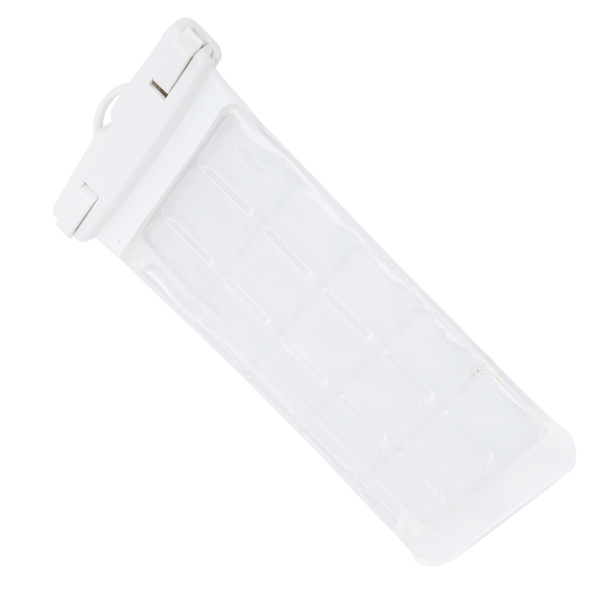 Universal vanntett telefonveske Drift Diving Svømmetelefonveske Dry Bag med LanyardWhite