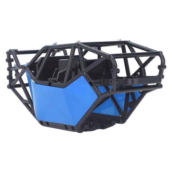 Fjärrkontroll Crawler Kaross Skal Plast RC Störtbur Bilmodell Tillbehör för Axial SCX10 Blå