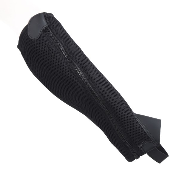 2st Halvchaps Svart Flexibelt Mesh Ridchaps för Barn Häst Ridning Skydd CS