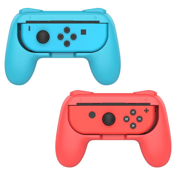 2-delt kontrollerhåndtaksett kompatibelt med Nintendo Switch/Switch OLED 2021 Joy Cons-kontroller