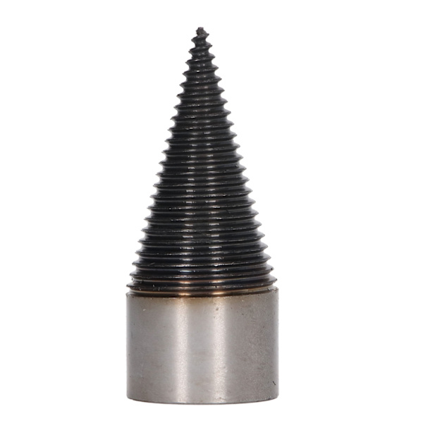 Puun halkeamispora teräshiilestä, korkea kovuus, irrotettava, kulutusta kestävä polttopuun poranterä neliövarrella 42mm / 1.65in