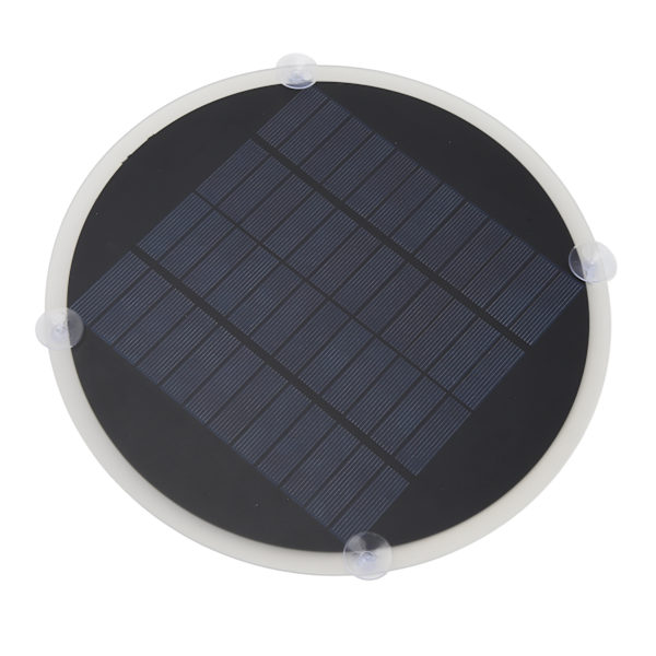 Pyöreä aurinkokennopaneeli Mini monokristallinen epoksilevy Korkea muuntoteho 20W 12V auton akun lataukseen ja sytytykseen