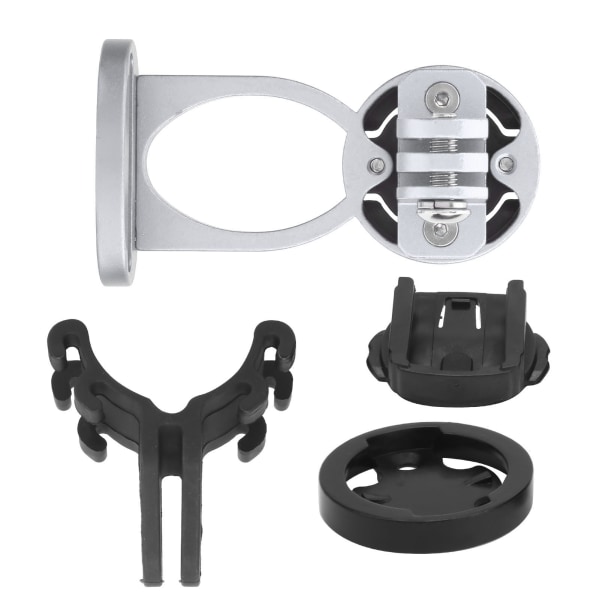 Styrhöjningsfäste för cykelcomputer i aluminiumlegering med ficklampafäste Adapter Titanfärg