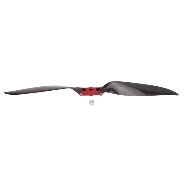 RC propel med adapterring 325 mm lang kulfiber aluminiumslegering folde drone prop til fast vinge